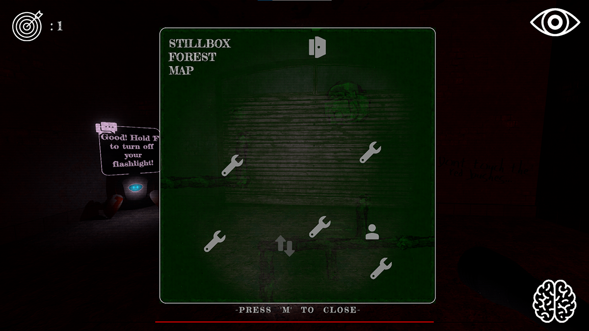 Paranoia Forest map UI